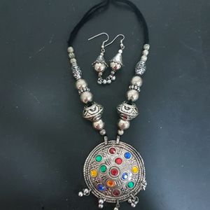 Navratari Necklace Set