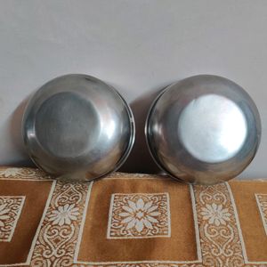 Set Of 4 Steel Bowls