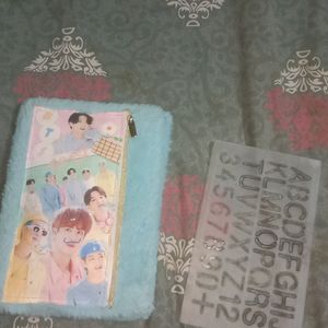 GIRLS FAVOURITE BTS DIARY With Free Scale