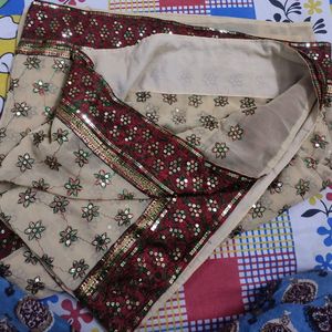 Full Sequence Nd Embroidered Heavy Work Saree