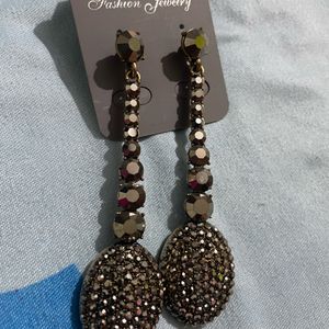 Black Shinny Earings