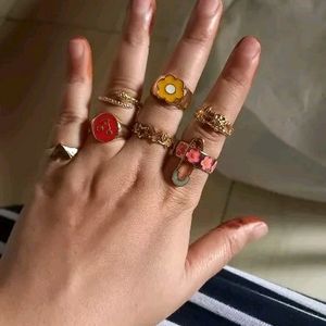 10 y2k Rings💗