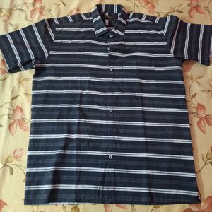 Accox Striped Shirt Size 44 | XXL Regular Fit