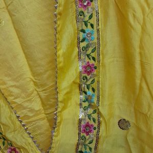 Chanderi Silk Dupata Like New