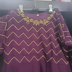 Ethnic gorgette dress size xl