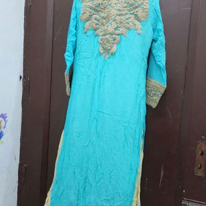 embroidery work kurta