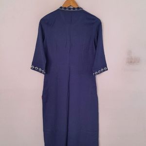 W Blue Kurta