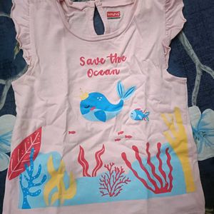 New Without Tag Babyhug Top For 5-6 Years