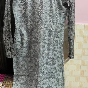 Grey Kurta Set