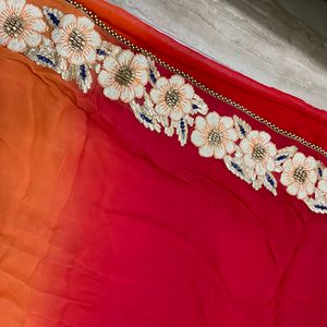 Pure Georgette Saree