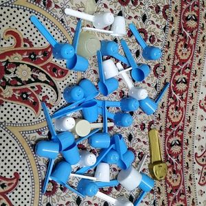 41 Unused Plastic Spoons