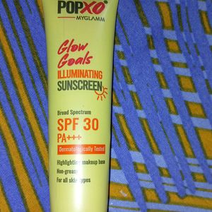 MYGLAMM Glow Goals Spf30++ Illuminating Sunscreen