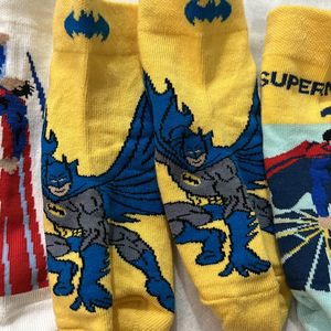 Superhero Theme Bonjour Socks