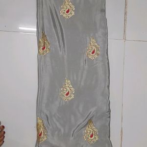 Silk Embroidered Saree