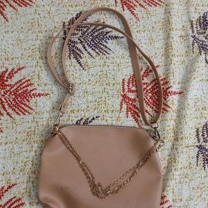 Beige Handbag