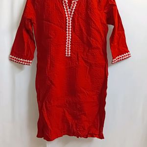 Traditional Red Kurti