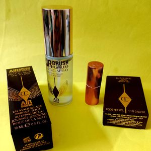 Charlotte Tilbury Lipstick And Setting Spray