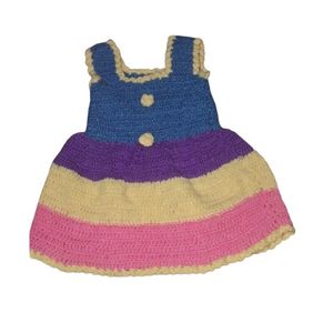 Hand Made Woollen Baby Frock