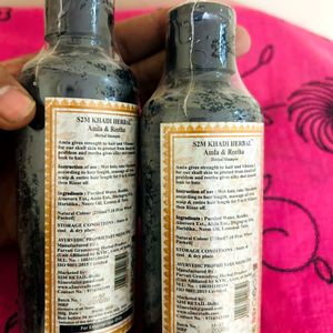 Khadi Amla & Reetha Shampoo (Pack of 2) - 10