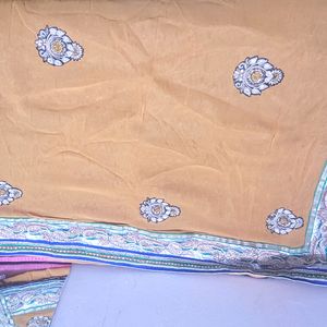 Beautiful Banarsi Plus Georgert Saree