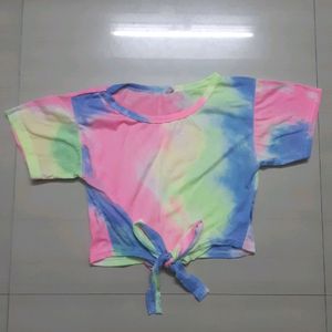 Tie Dye Y2k Crop Top