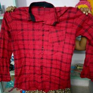 ♥️ Red check shirt xl luk new