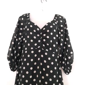 20 Dresses Black Printed Dress (Women's)