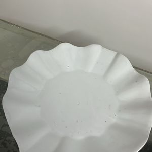 Beautiful White China Clay Fruit Tray