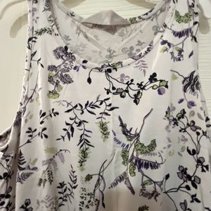 Beautiful Printed high N Low Dress By H&M