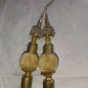 Beautiful Golden Latkan For Lehangas / Kurtis