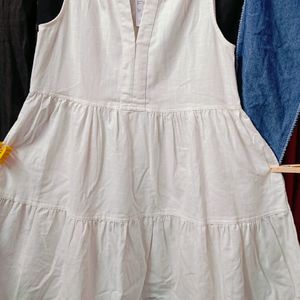 Zudio White Dress