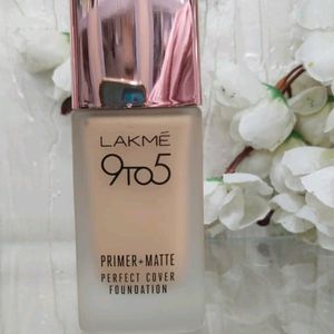 🆕 Lakme 9TO5 PRIMER+MATTE PERFECT COVER FOUNDATION