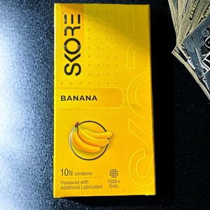 Skore Condoms - 10 Count (Banana)