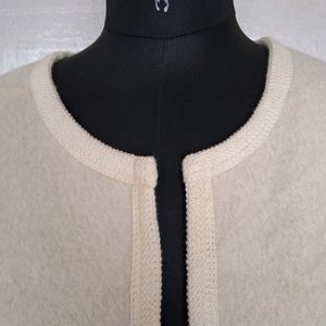 Crop Crew Neck Coat