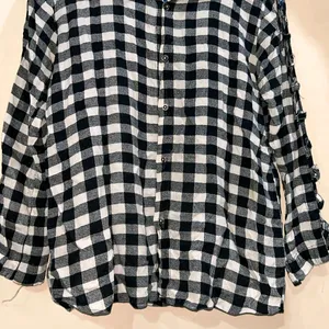 Checks Formal Shirt With Cute Pattern