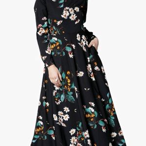 Women Maxi Black Dress