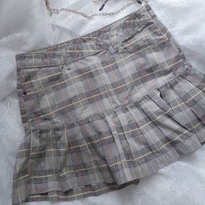 Levi’s Plaid Mini Skirt