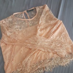 Lace crop top