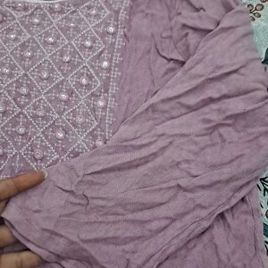 lavender short kurti