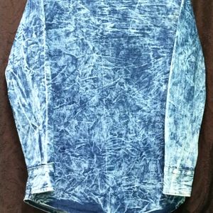 Denim Shirt fancy style/Rhinestone/Unique attract