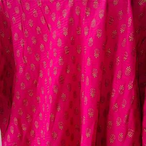 Pink Kurta For Women XL Size It Says