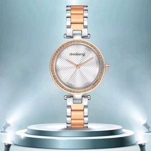 Dressberry Embalished Watch For Women