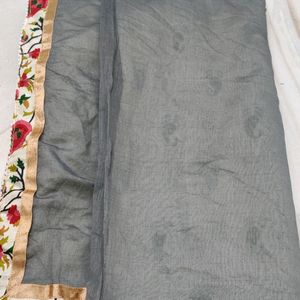 Grey Saree