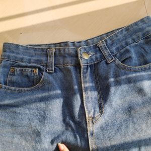 Vintage Straight Fit Denim For Women