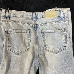 Distressed Denim Jeans