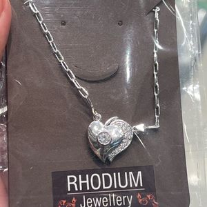 Heart Shadow Pendant & Chain Set