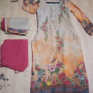 Kurta Pants With Dupatta