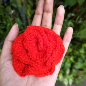 Crochet Rose Choker/ Hand / Hair Accessory