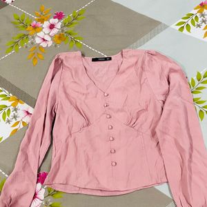 Corset Pink Top For Women