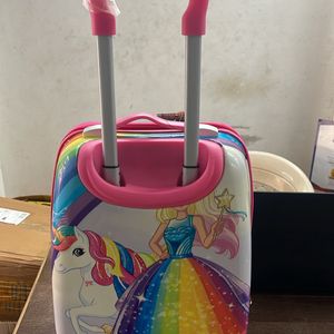 Barbie Printed Trolly Bag For Kids